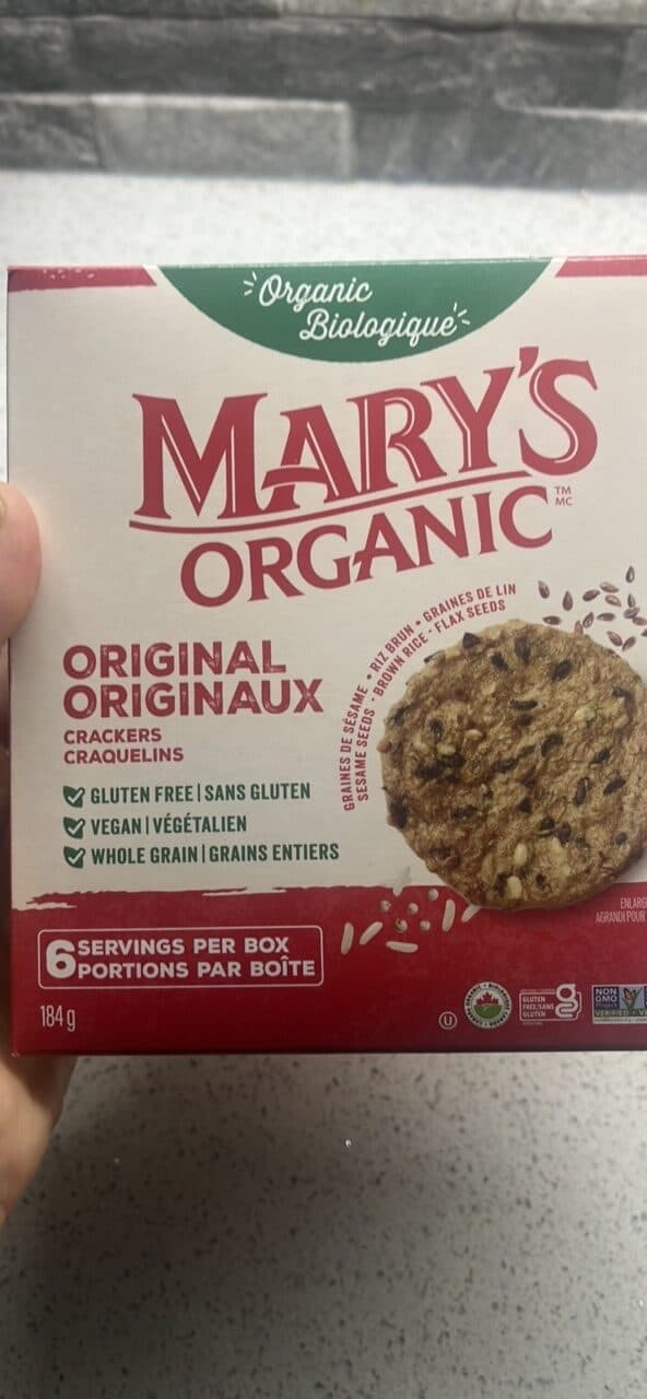 Mary's Organic Original Crackers packshot