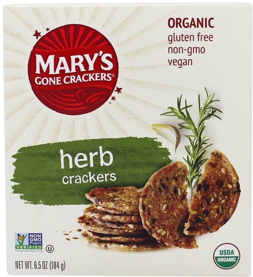 Mary's Organic Herb Original Crackers packshot