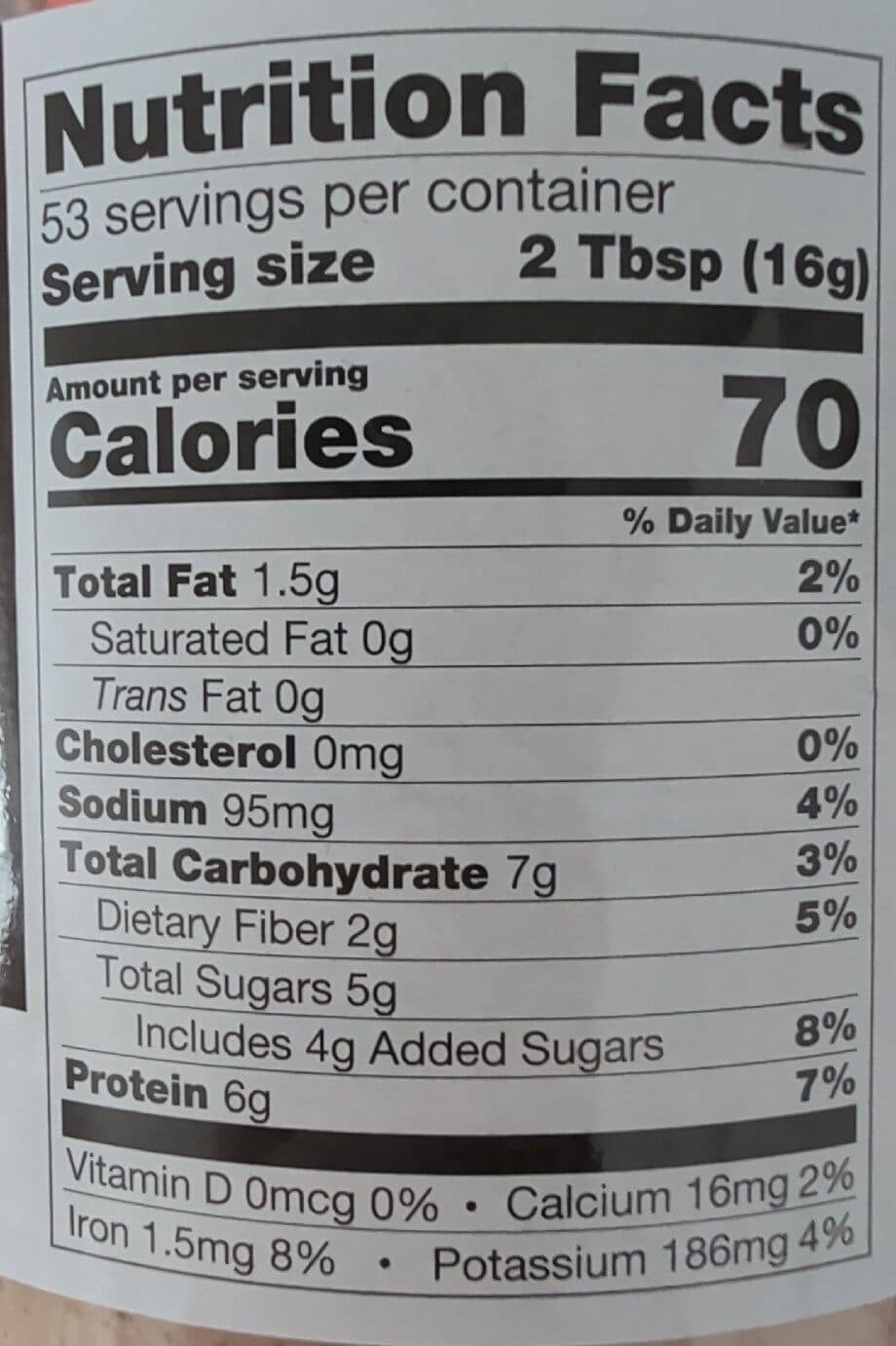 fitB CHOCOLATE Peanut Butter Powder packshot