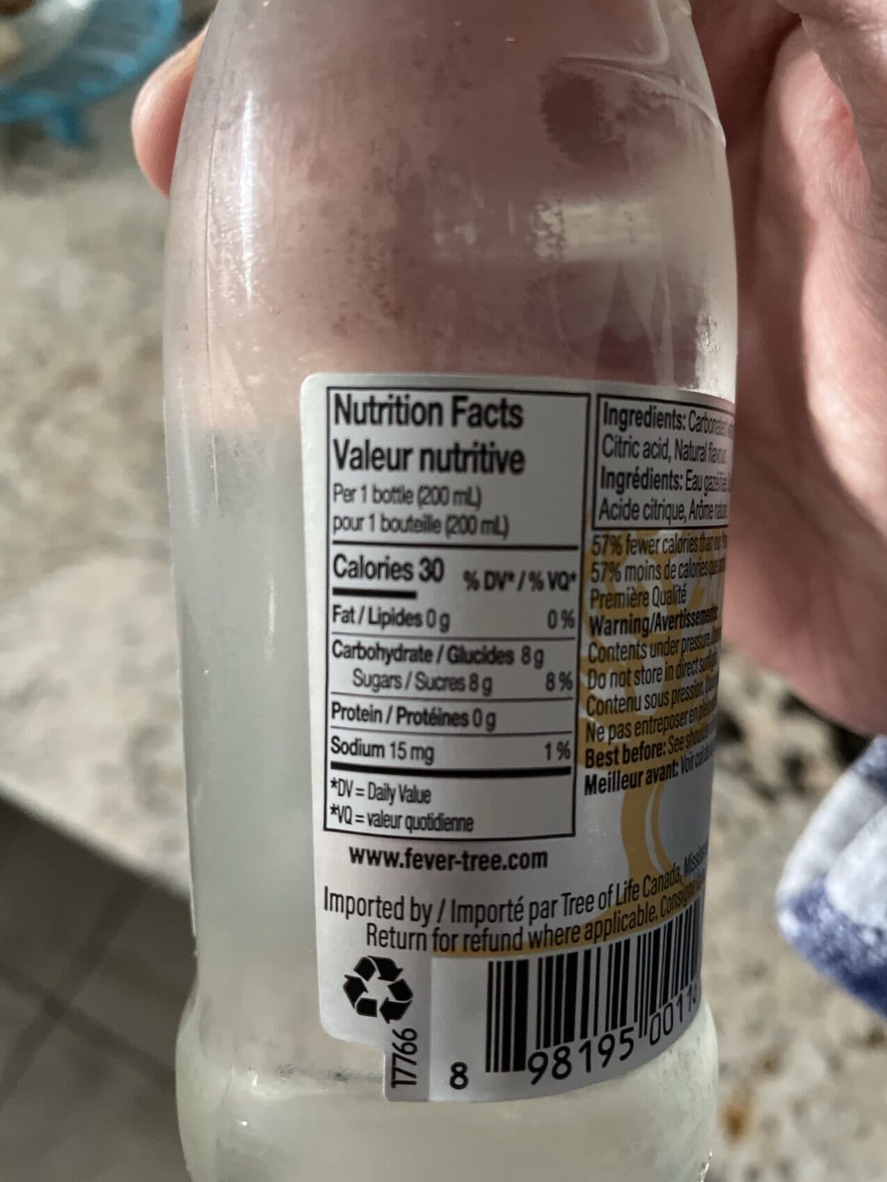 Fever-tree Light Tonic Water packshot