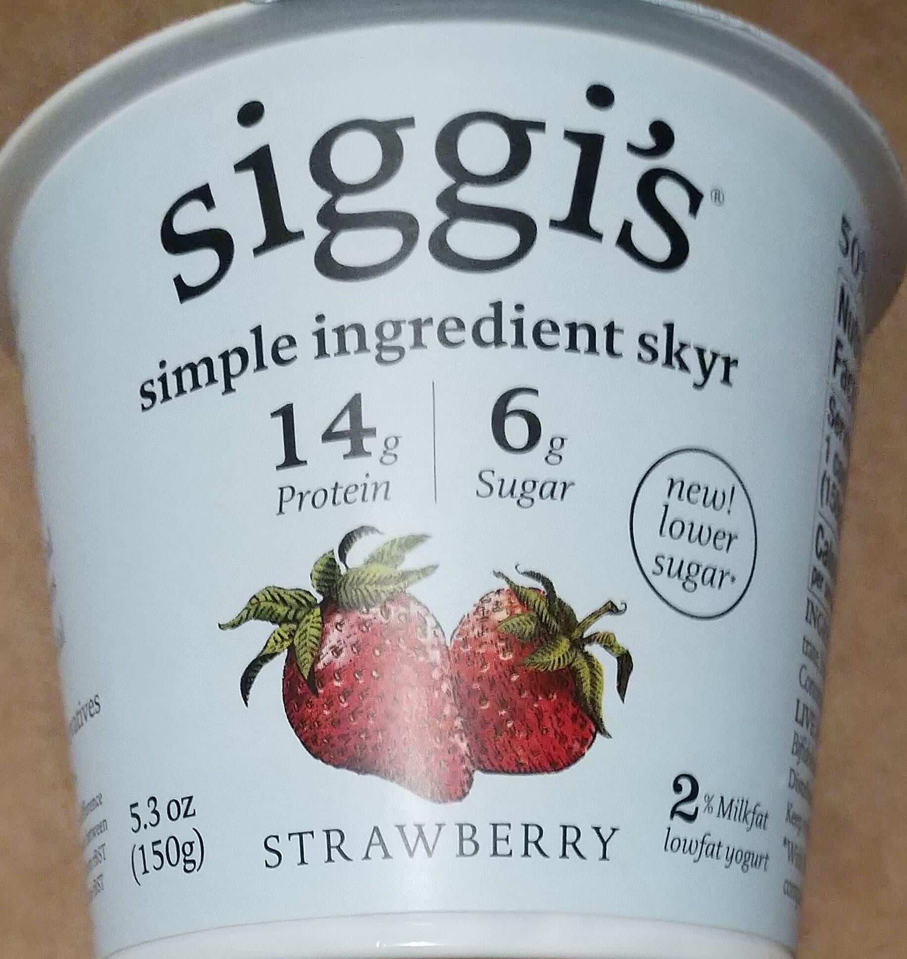 Siggi's Siggi's Strawberry Yogurt packshot