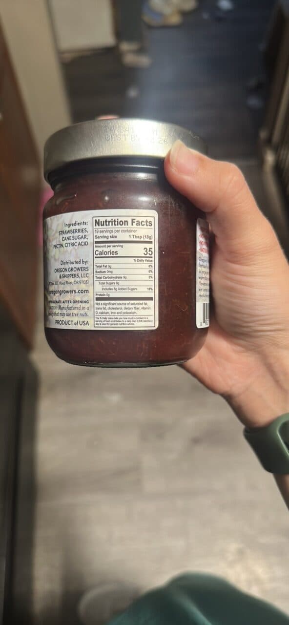 Oregon Growers Strawberry Fruit Spread packshot