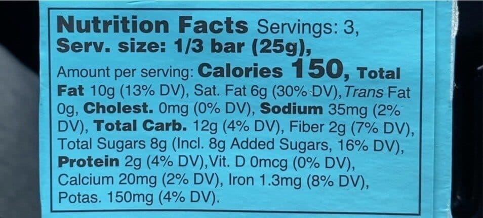 Beyond Good Organic Sea Salt & Nibs Dark Chocolate Bar 63% Cocoa packshot