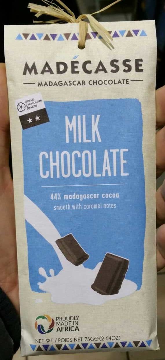Madécasse Chocolat au Lait de Madagascar packshot