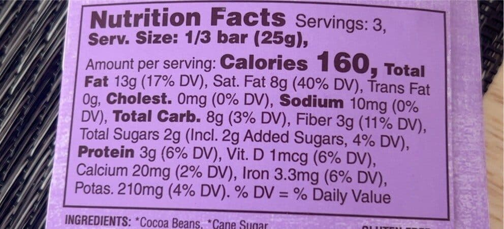 Beyond Good Organic Pure Dark Chocolate Bar 92% Cocoa packshot
