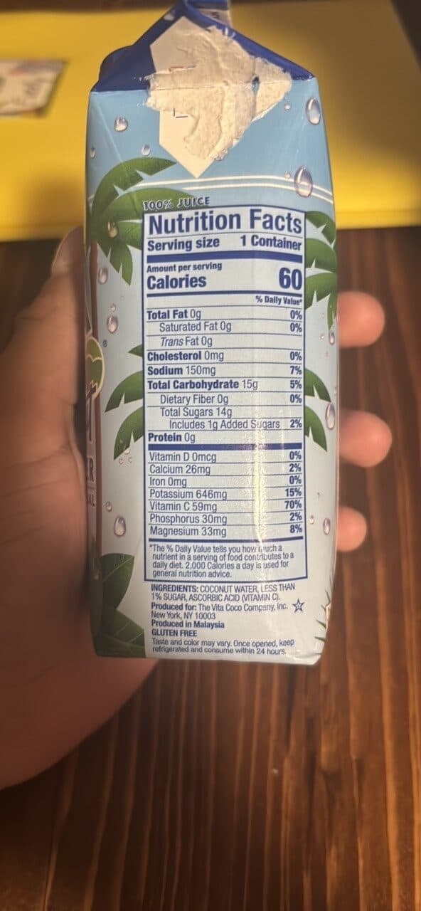 Vita Coco Coconut Water packshot