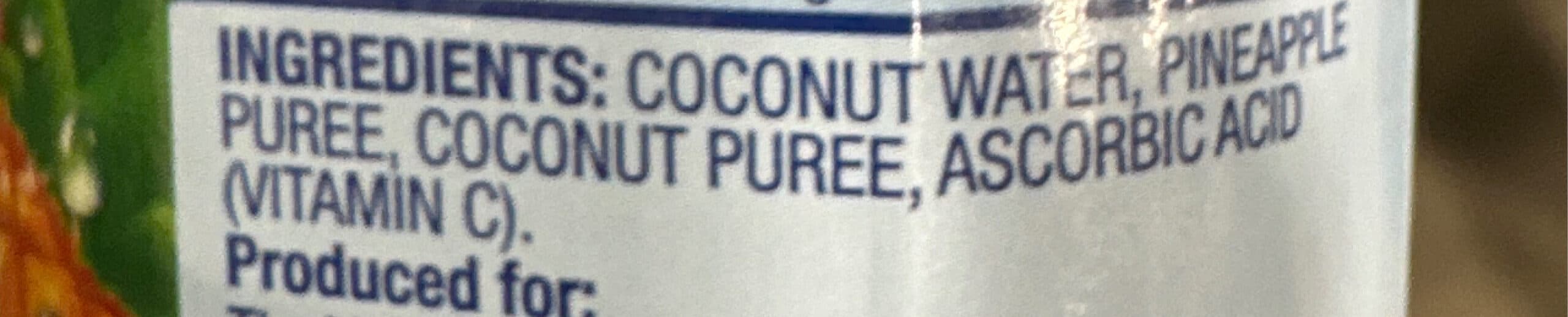 Vita Coco Coconut Water Pineapple packshot