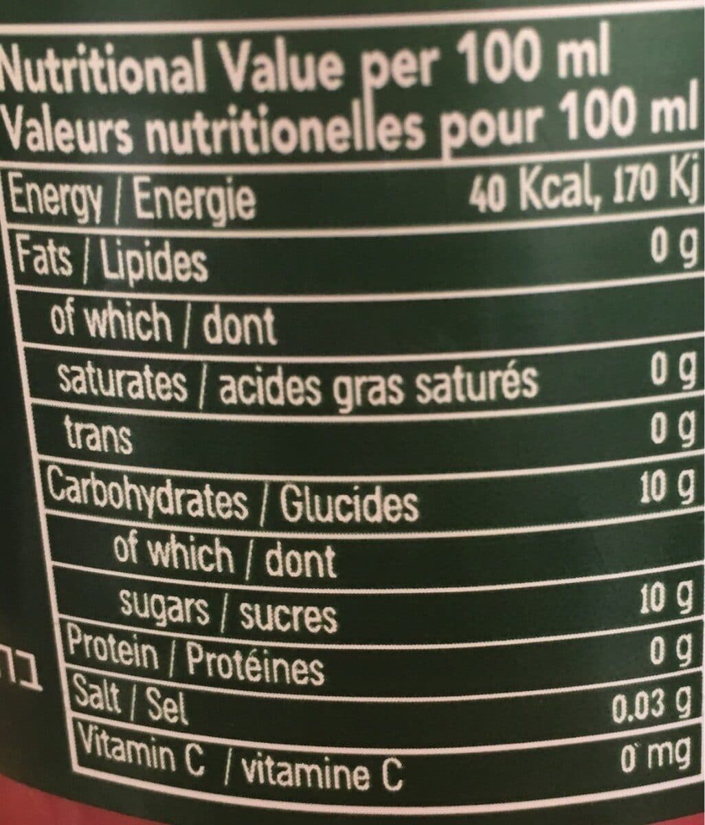 Open Food Facts Strawberry banana juice drink packshot