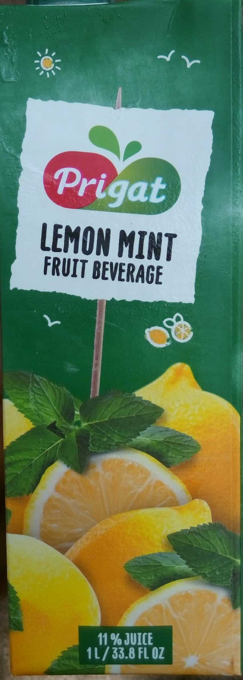Prigat Lemon Mint Fruit Beverage packshot
