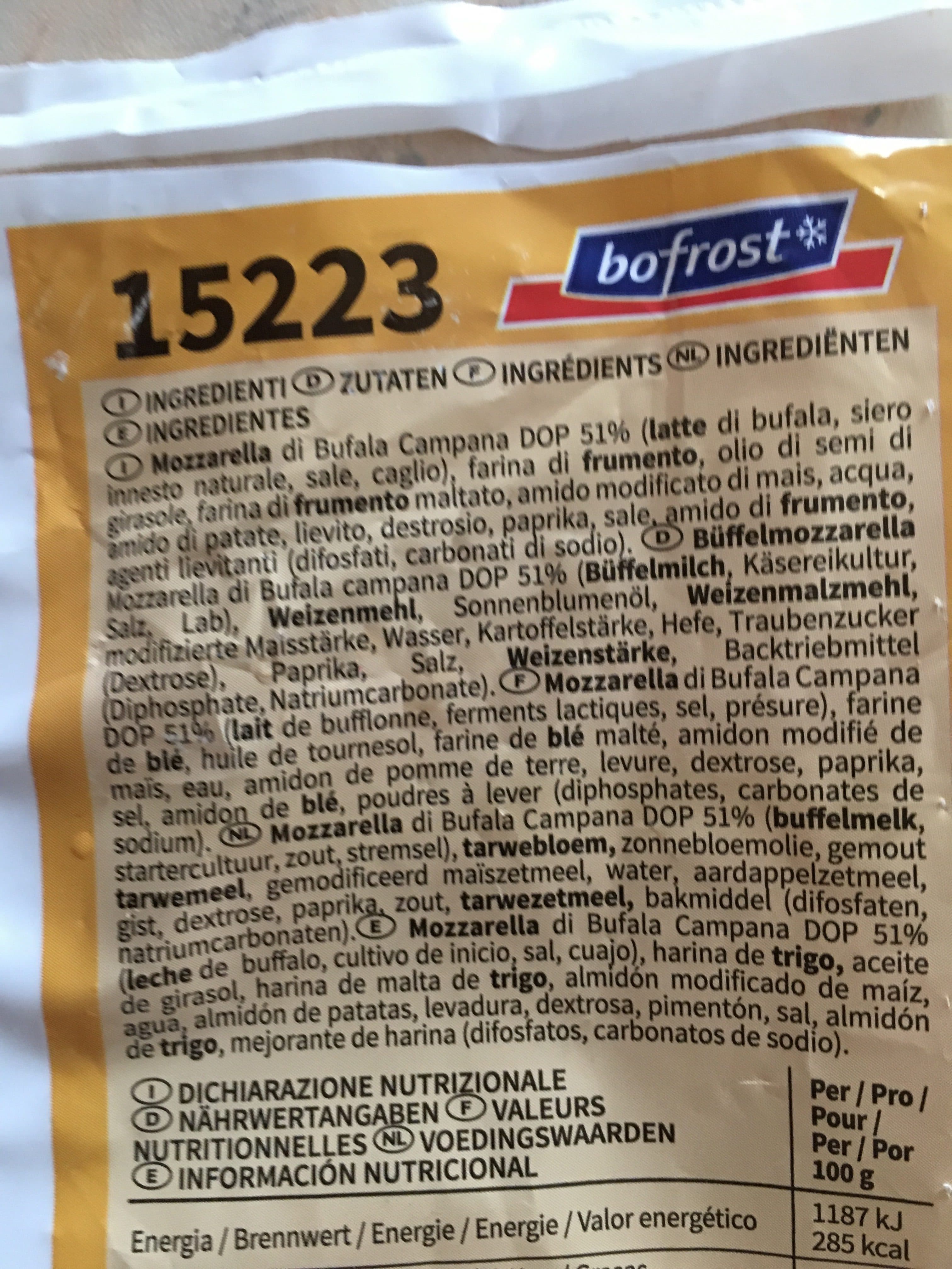 Bofrost Mozza panee bofrost packshot