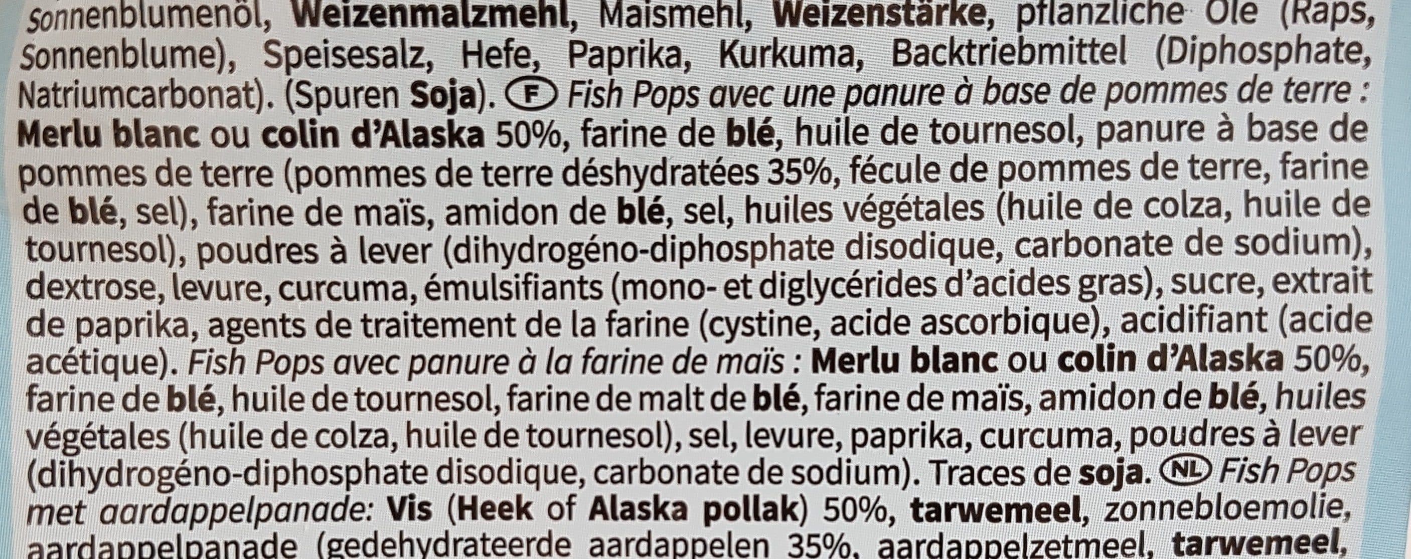 Bofrost Fish pop packshot