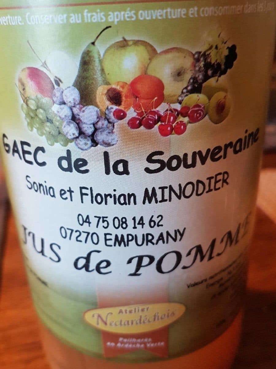 Open Food Facts Jus de pomme packshot