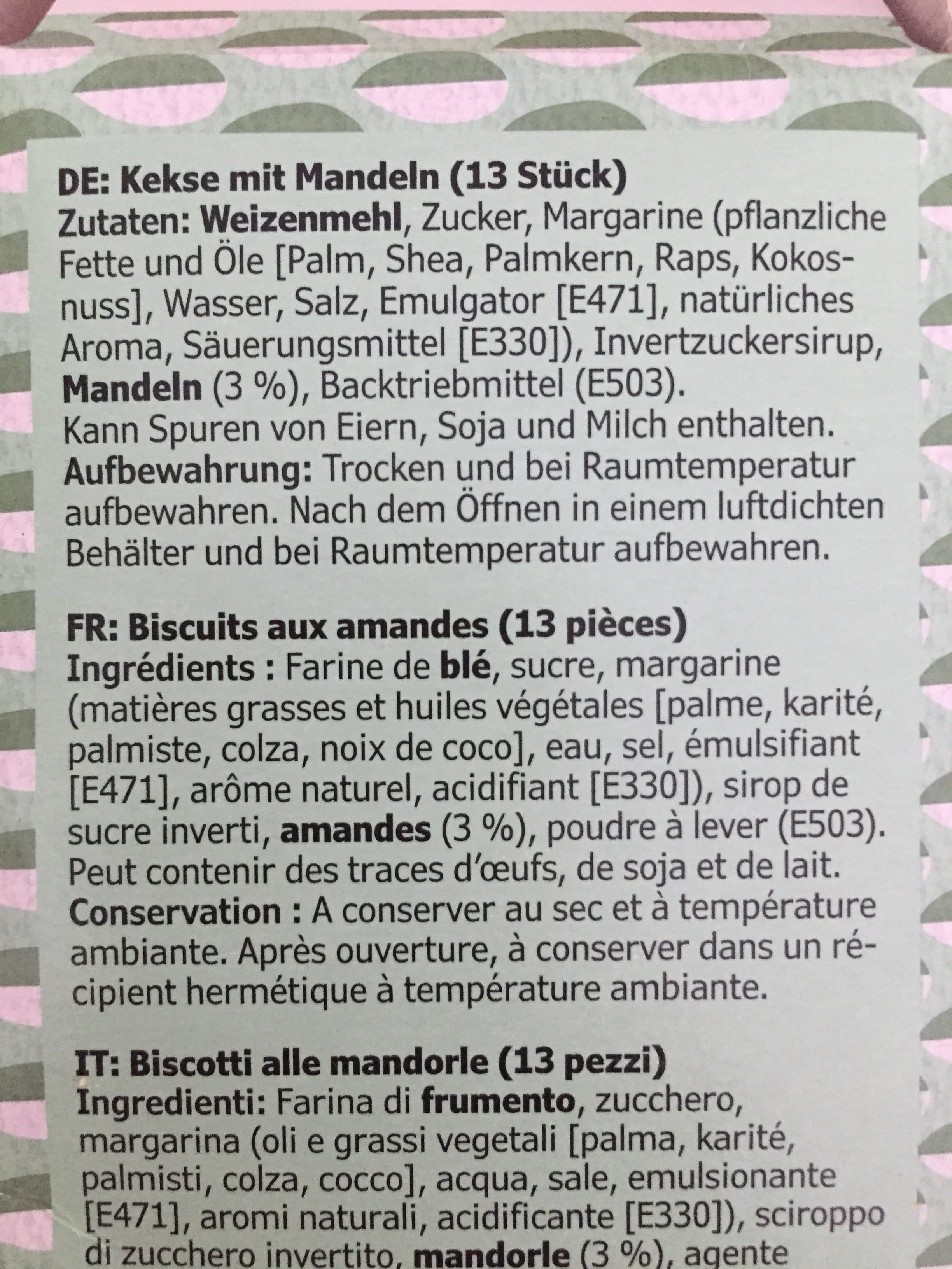IKEA Biscuits with almonds packshot