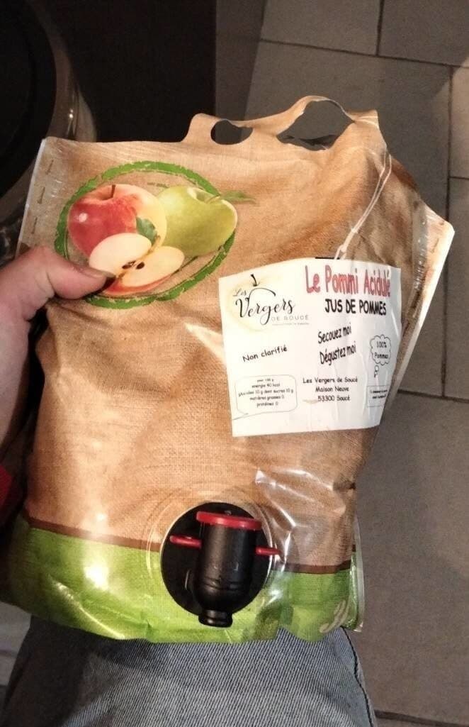 Open Food Facts Le pommi acidulé jus de pomme packshot