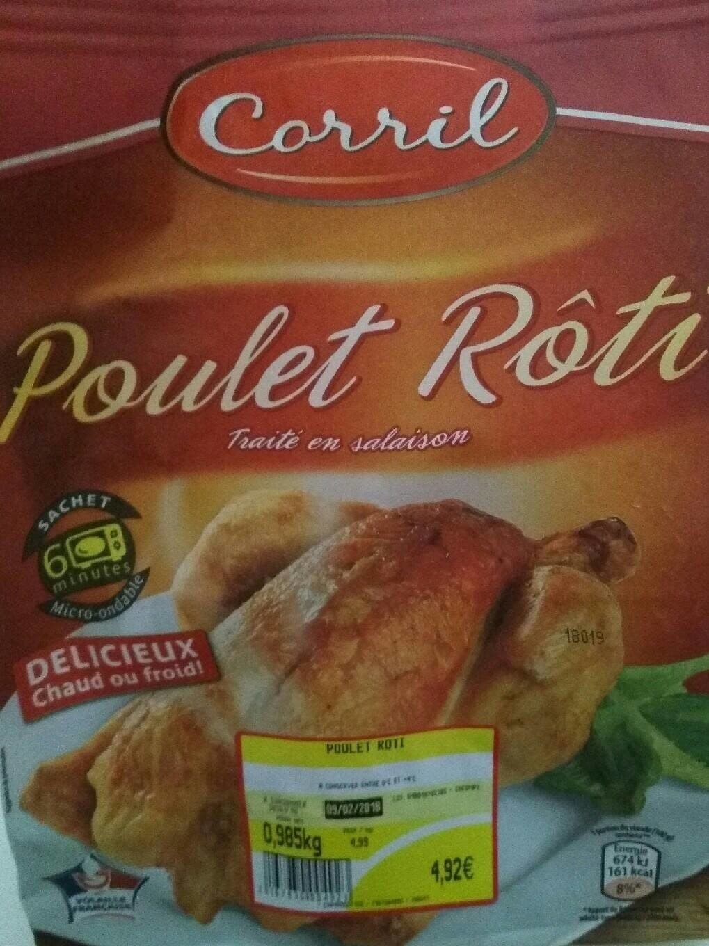 Corril Poulet roti packshot