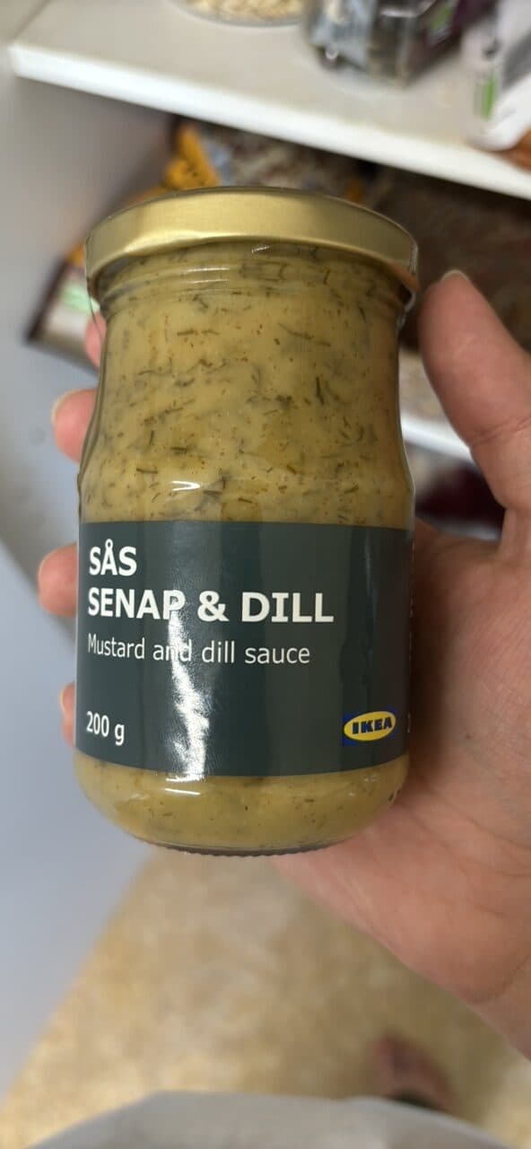 IKEA Sås Senap & Dill - Sauce à la moutarde et à l'aneth packshot