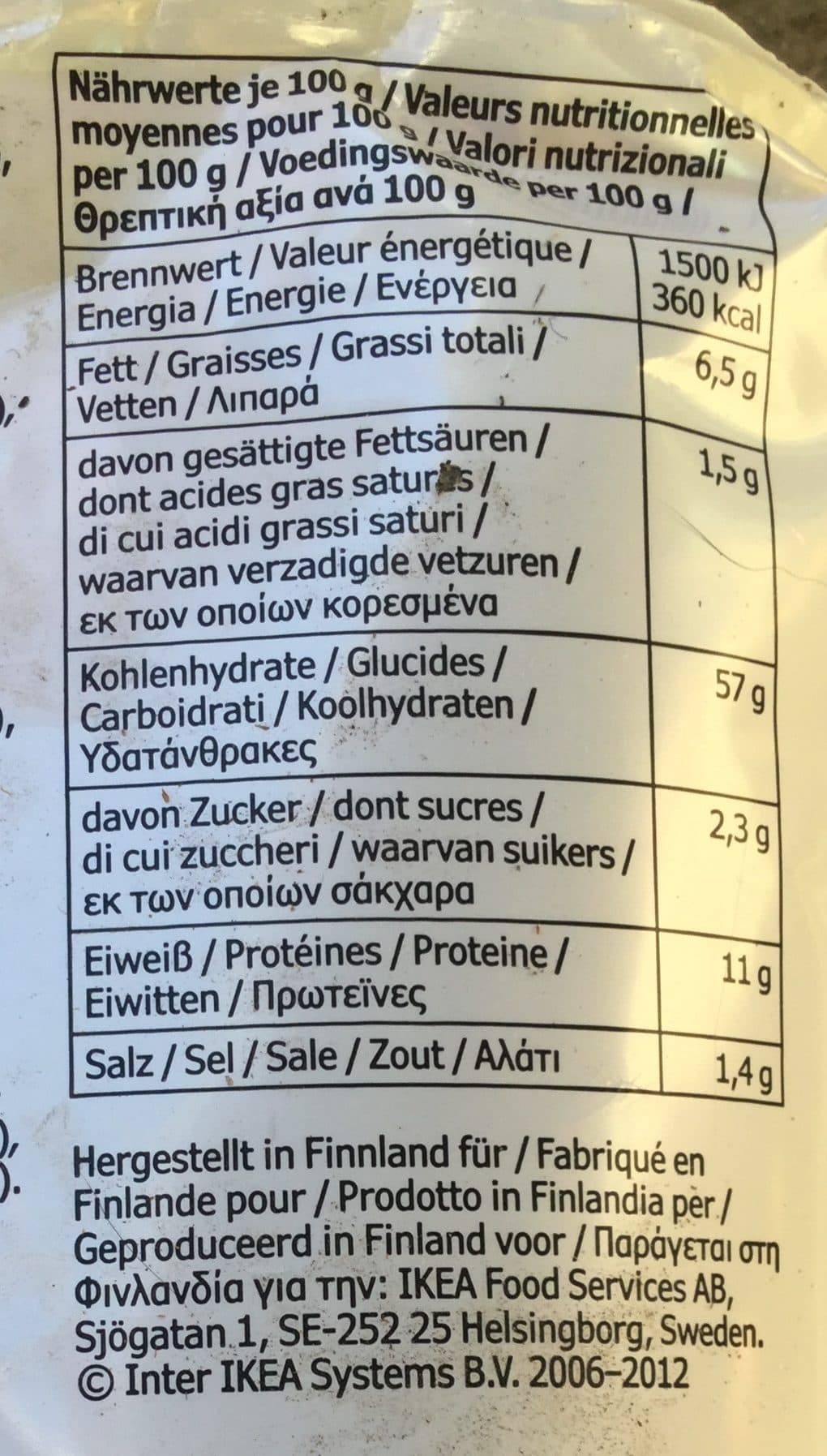 Ikea Pain croquant multi-céréales packshot