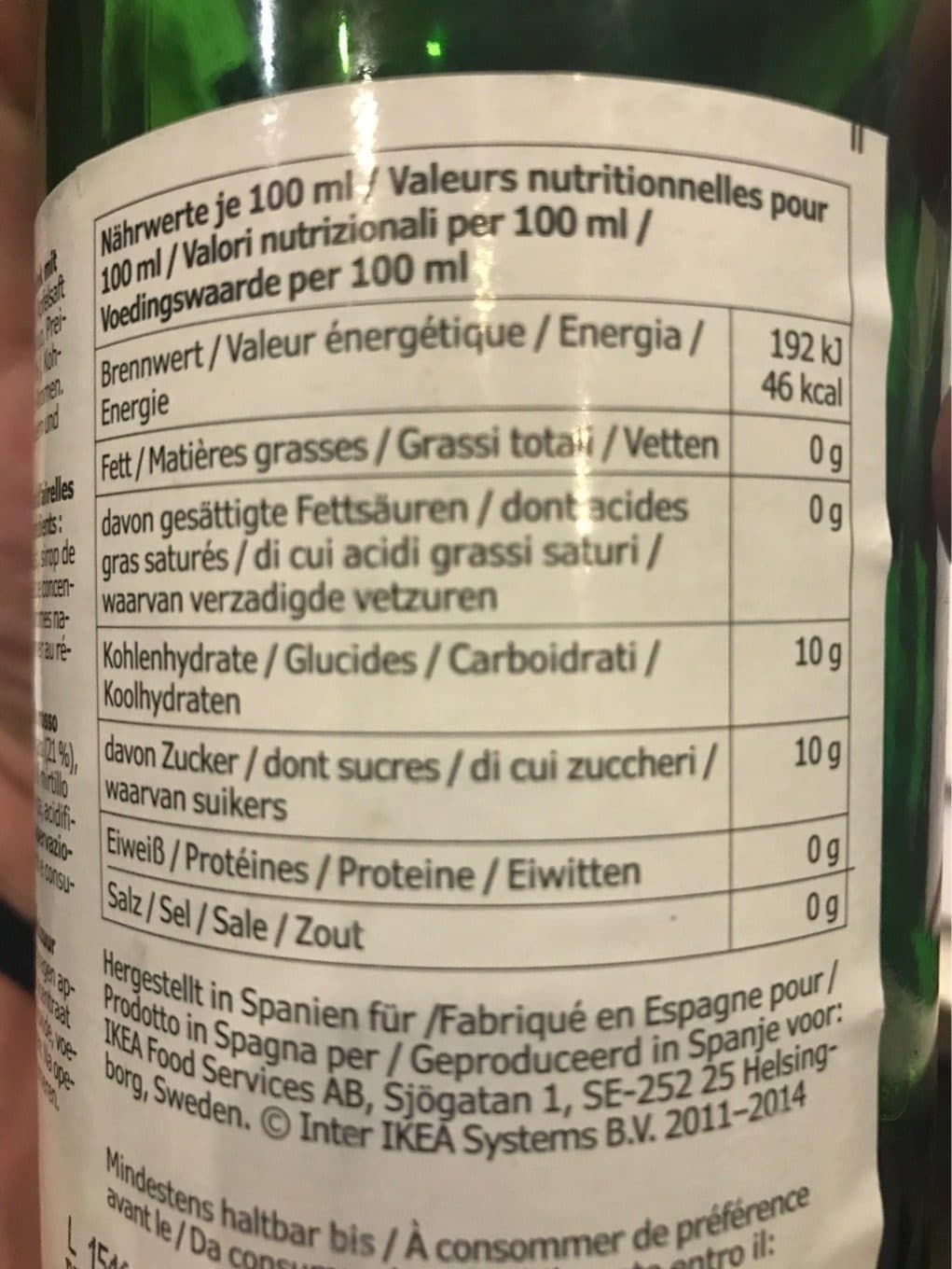 Ikea Dryck bubble apple e lingon packshot