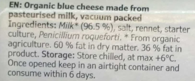 Ikea Ekologisk Ost Blåmögel (36% MG) packshot