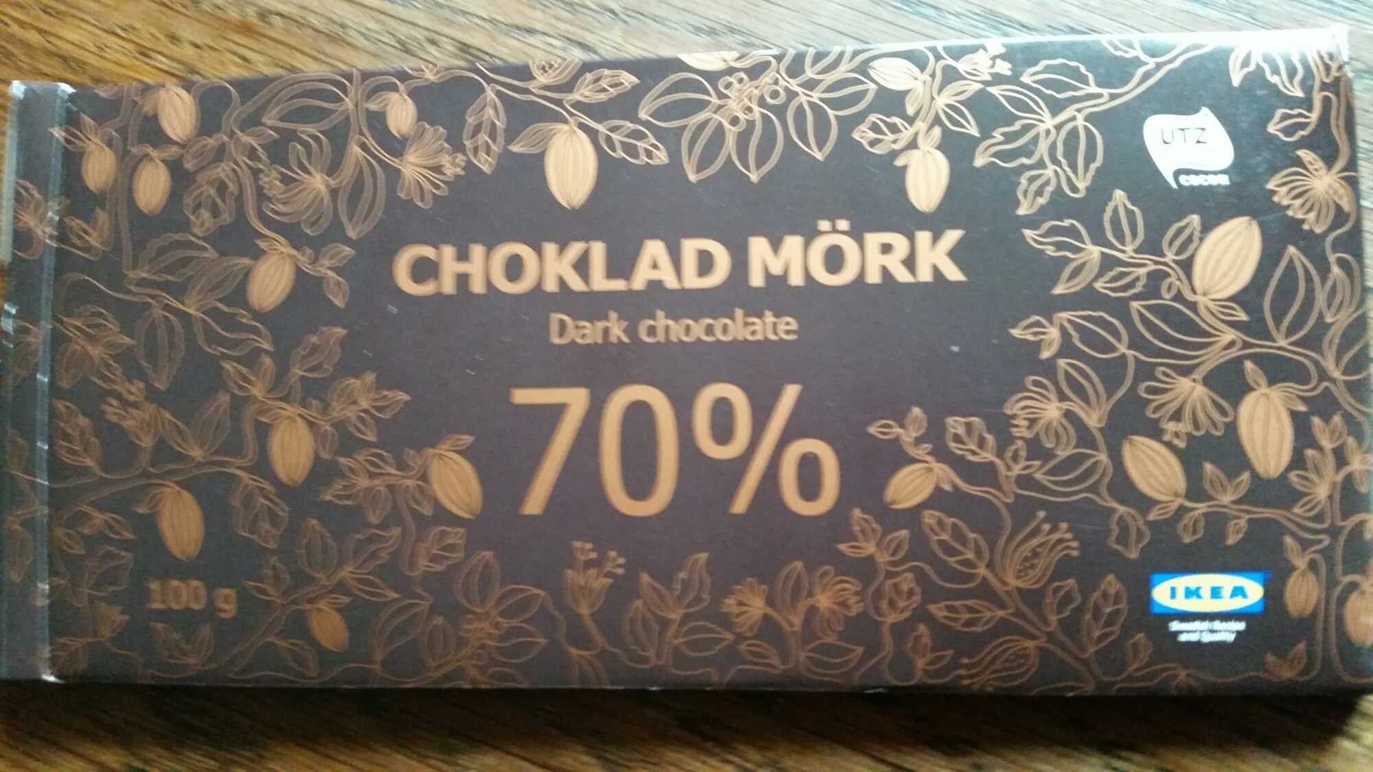 Ikea CHOKLAD MÖRK Dark chocolate 70% packshot