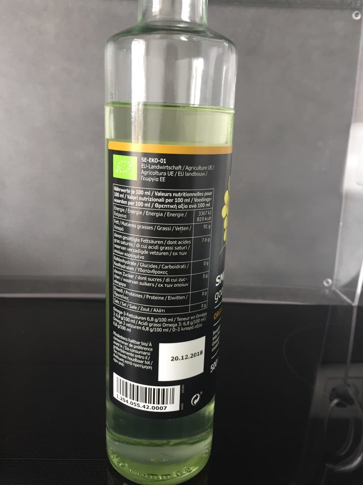 ikea Smakkrik turns good into great organic rapeseed oil packshot