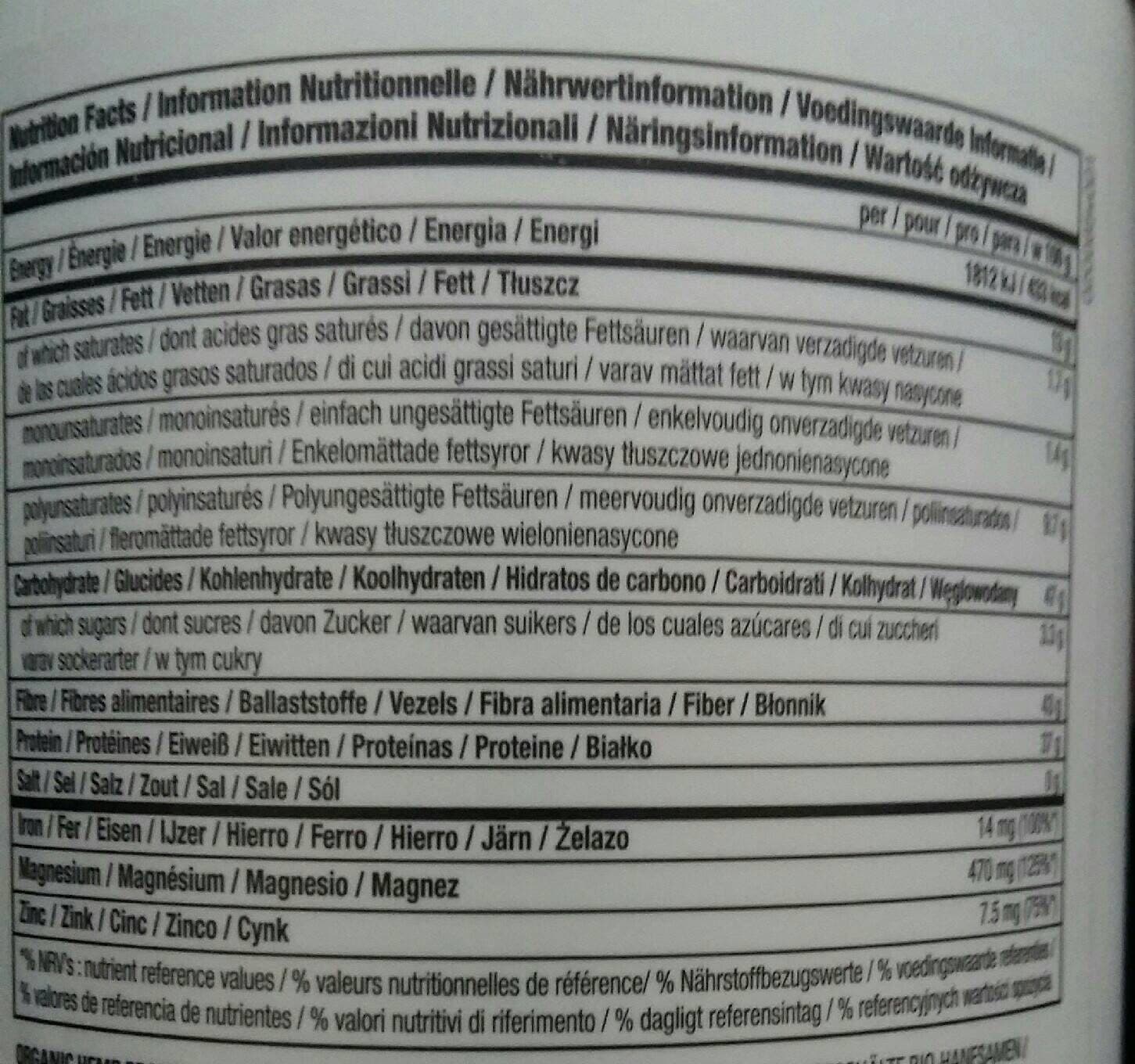 Nutiva Nutiva Org Hemp Protein & Fiber packshot