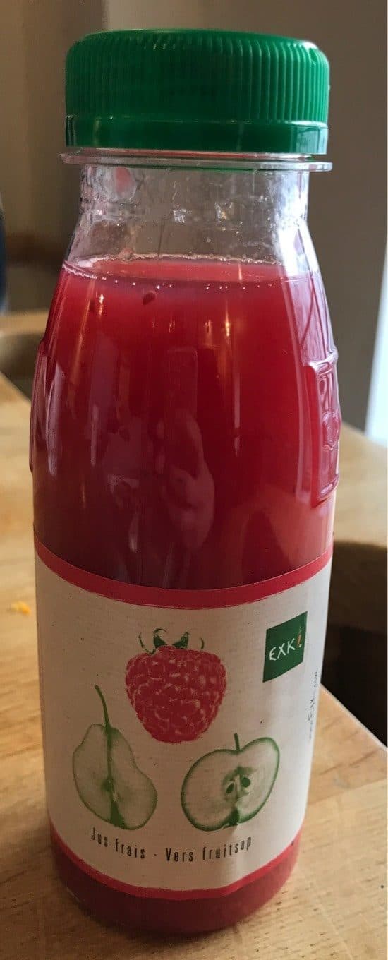 Exki Be Young - Jus frais framboise pomme poire packshot