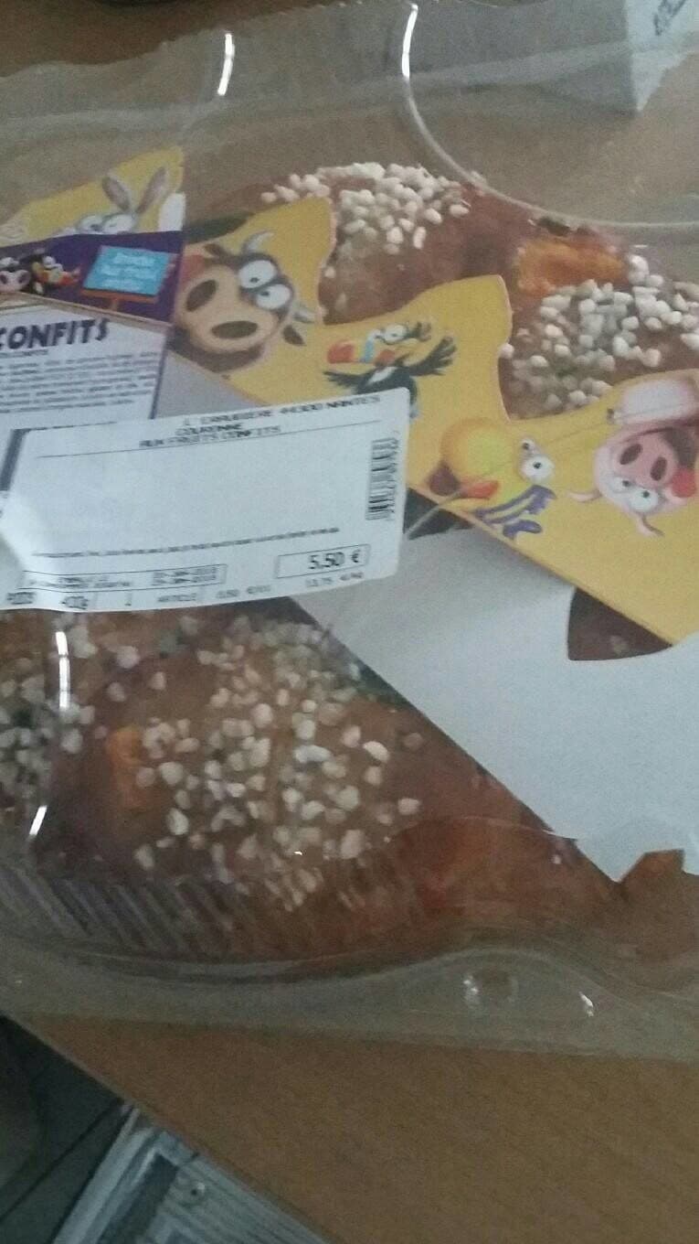Intermarche L'eraudiere 44300 Couronne aux fruits confits packshot
