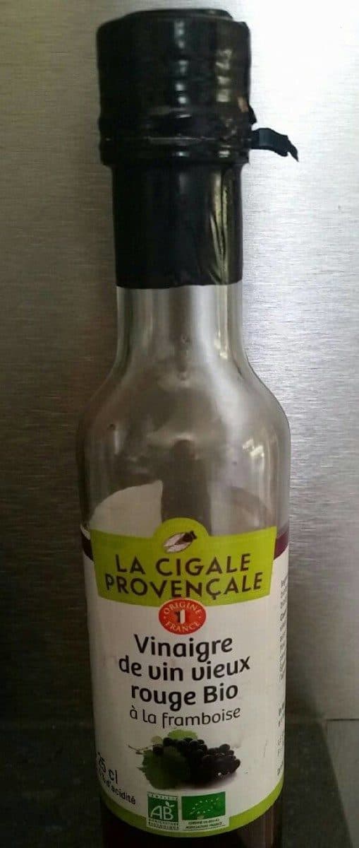 Open Food Facts Vinaigre de vin vieux aromatisé framboise packshot