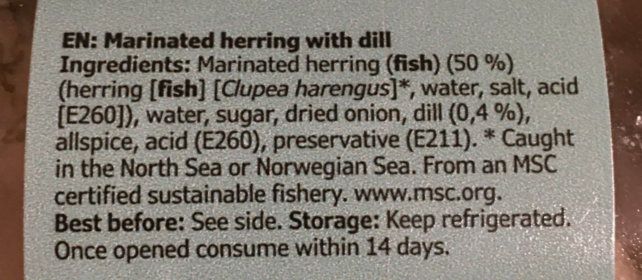 Ikea Mar Herring w dill MSC packshot