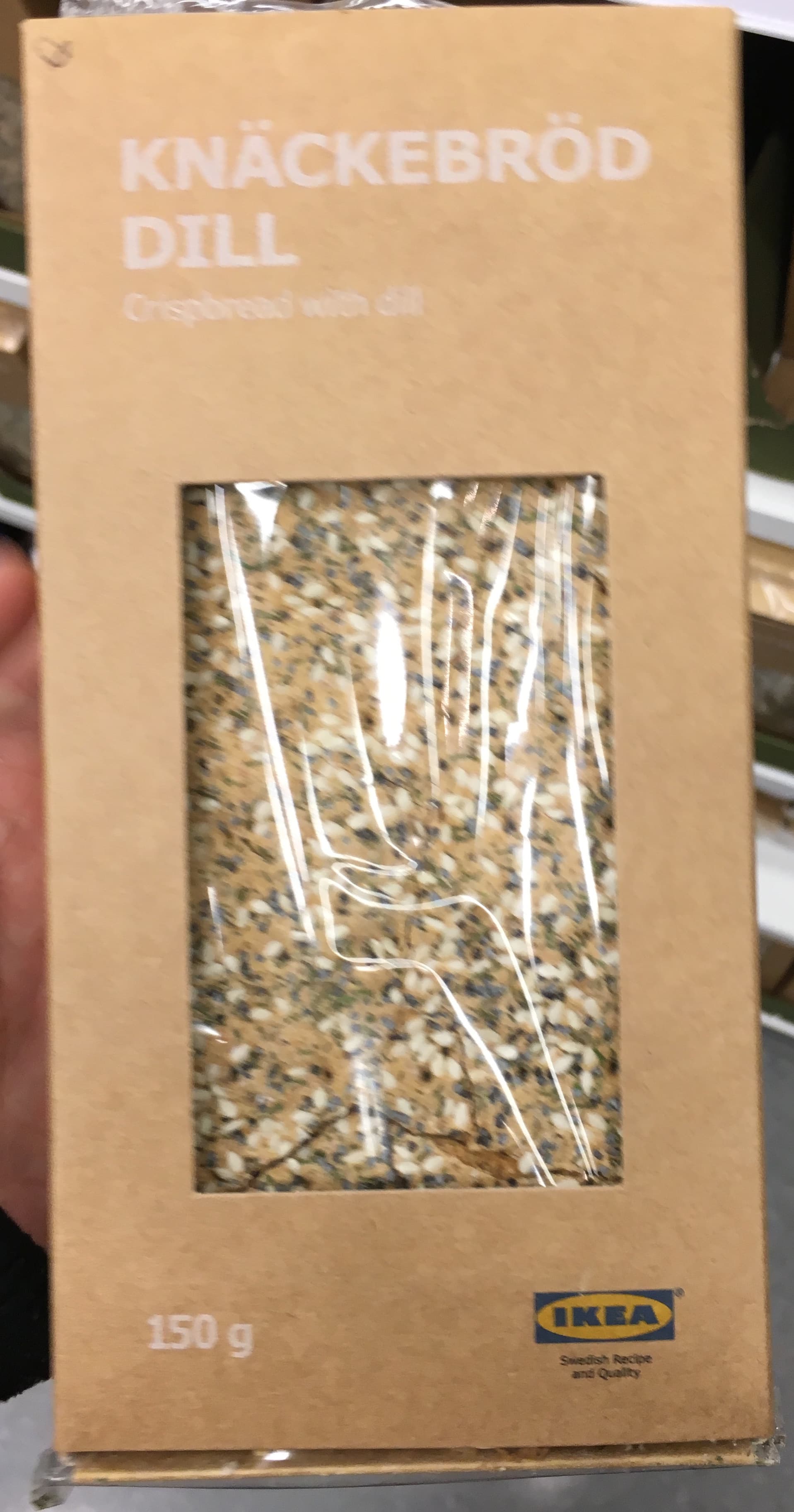 Ikea Knäckebröd dill packshot