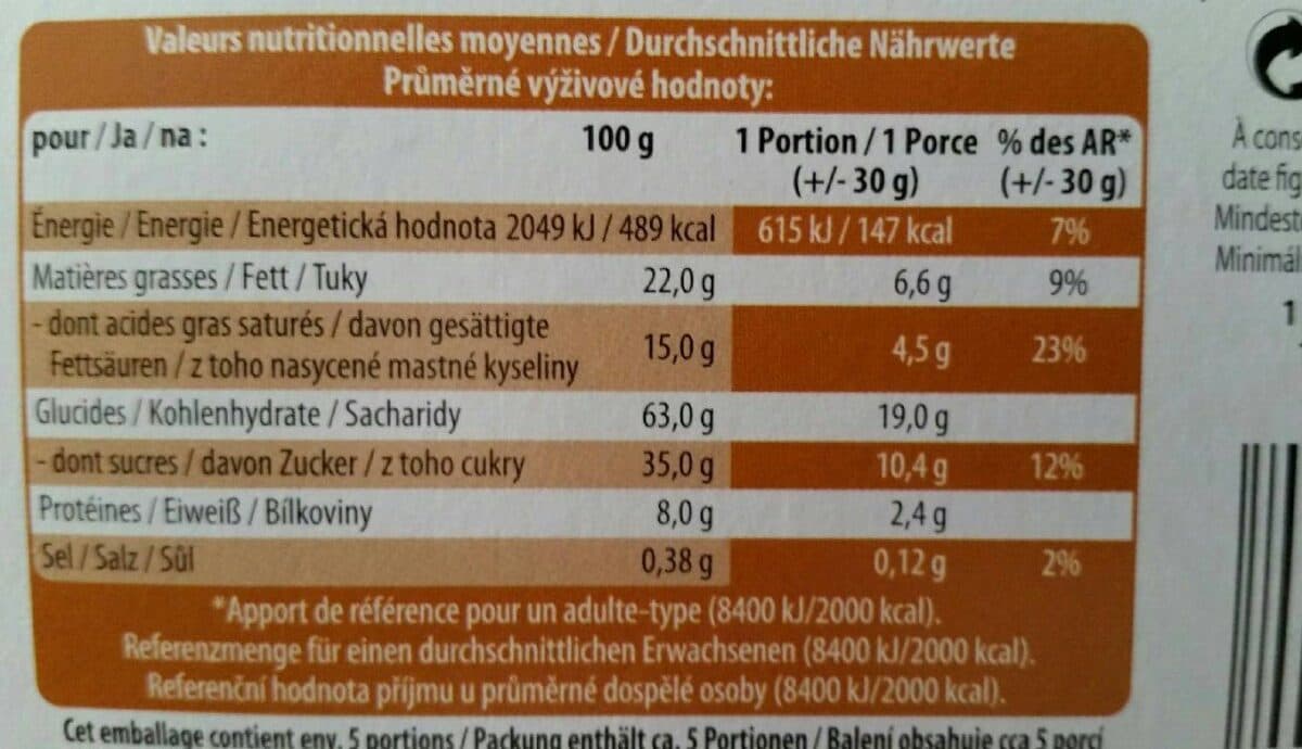 Open Food Facts Gaufrettes chocolat noisettes packshot