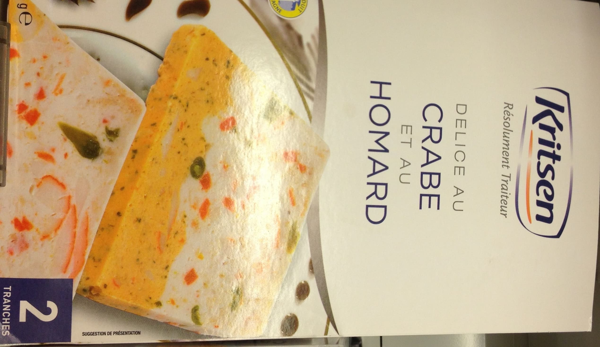 Kritsen Délice au crabe et au homard packshot