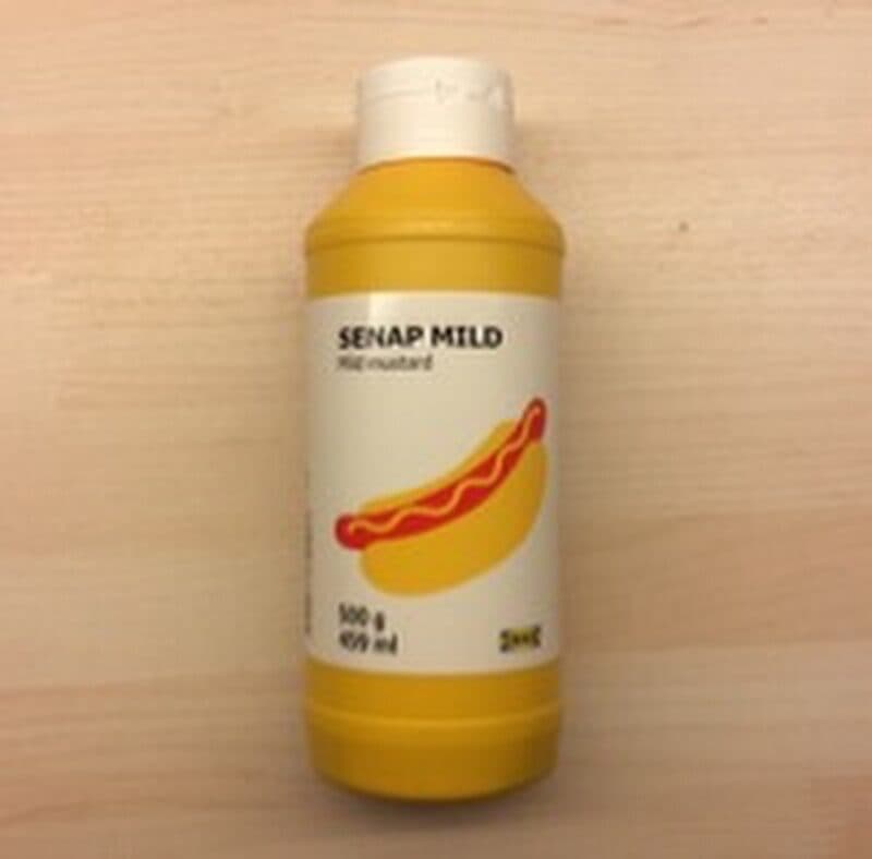 Ikea Mild mustard packshot