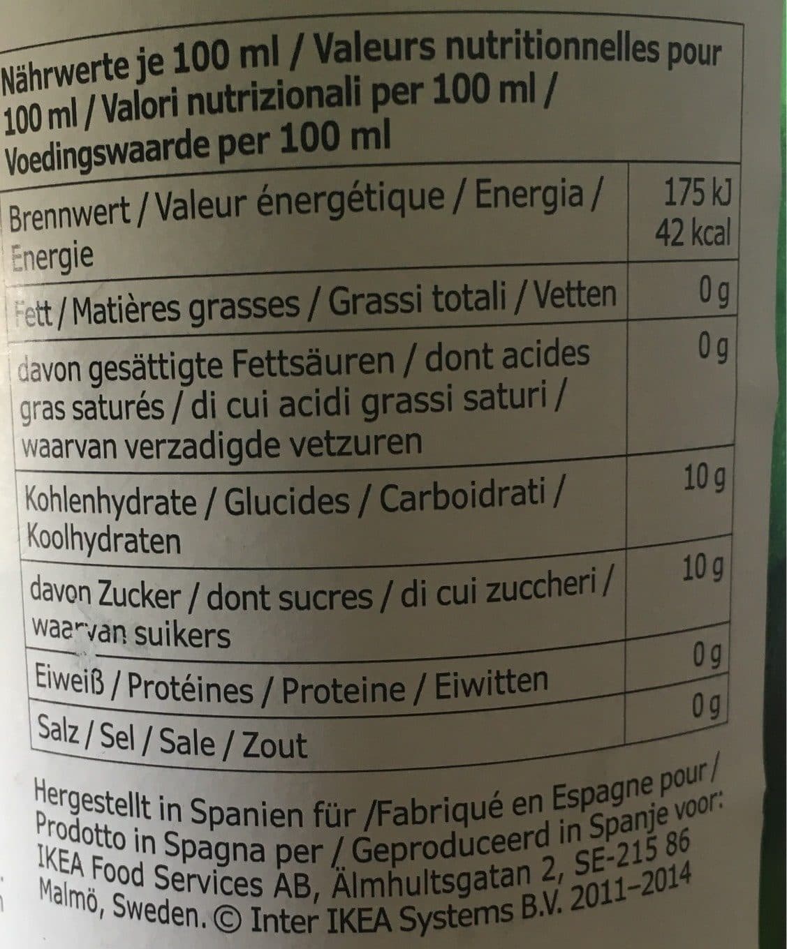 Ikea Dryck Bubbel Päron packshot