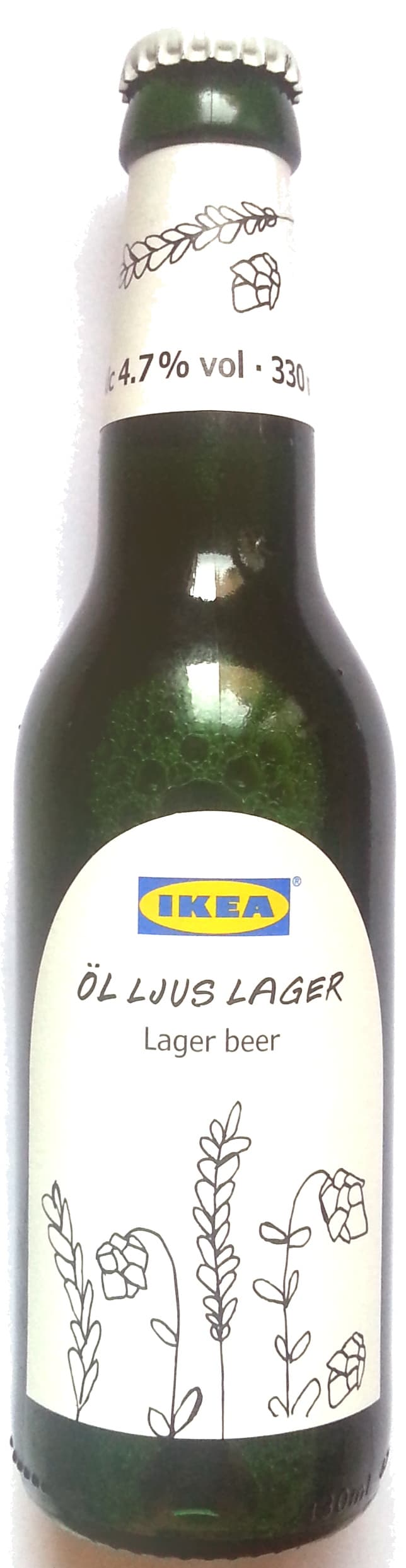 IKEA Lager beer packshot