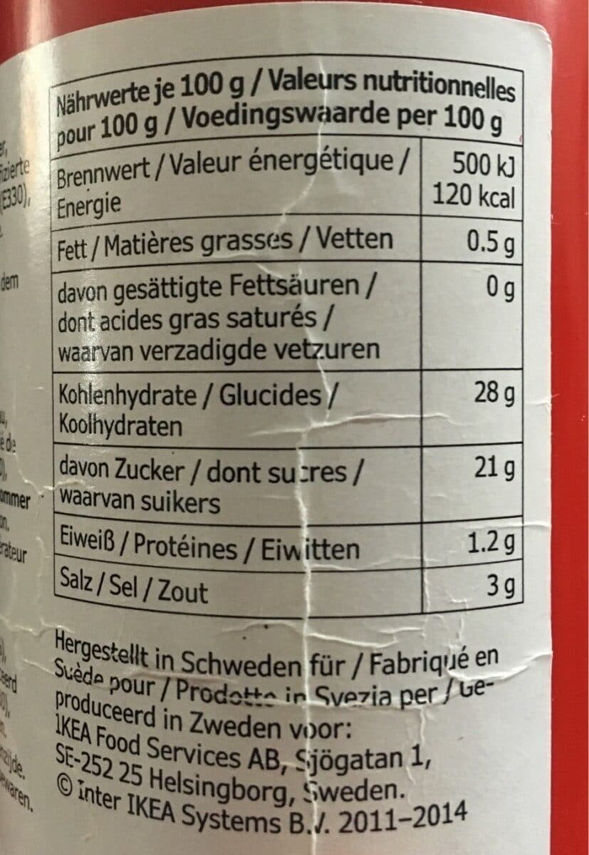 Ikea Ketchup packshot