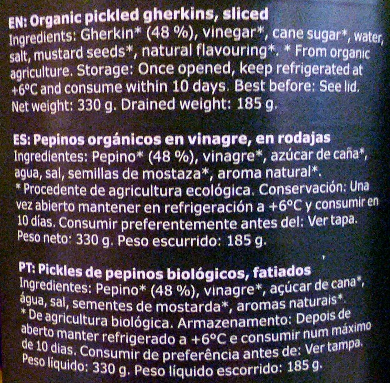IKEA Ekologisk Gurka Inlagd packshot
