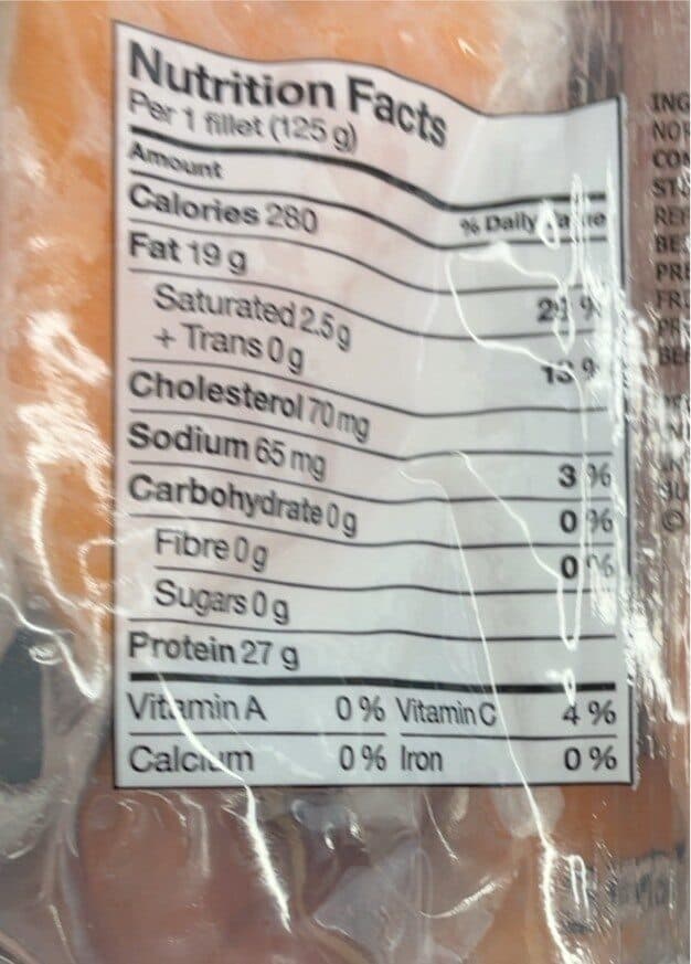 Ikea salmon fillets packshot