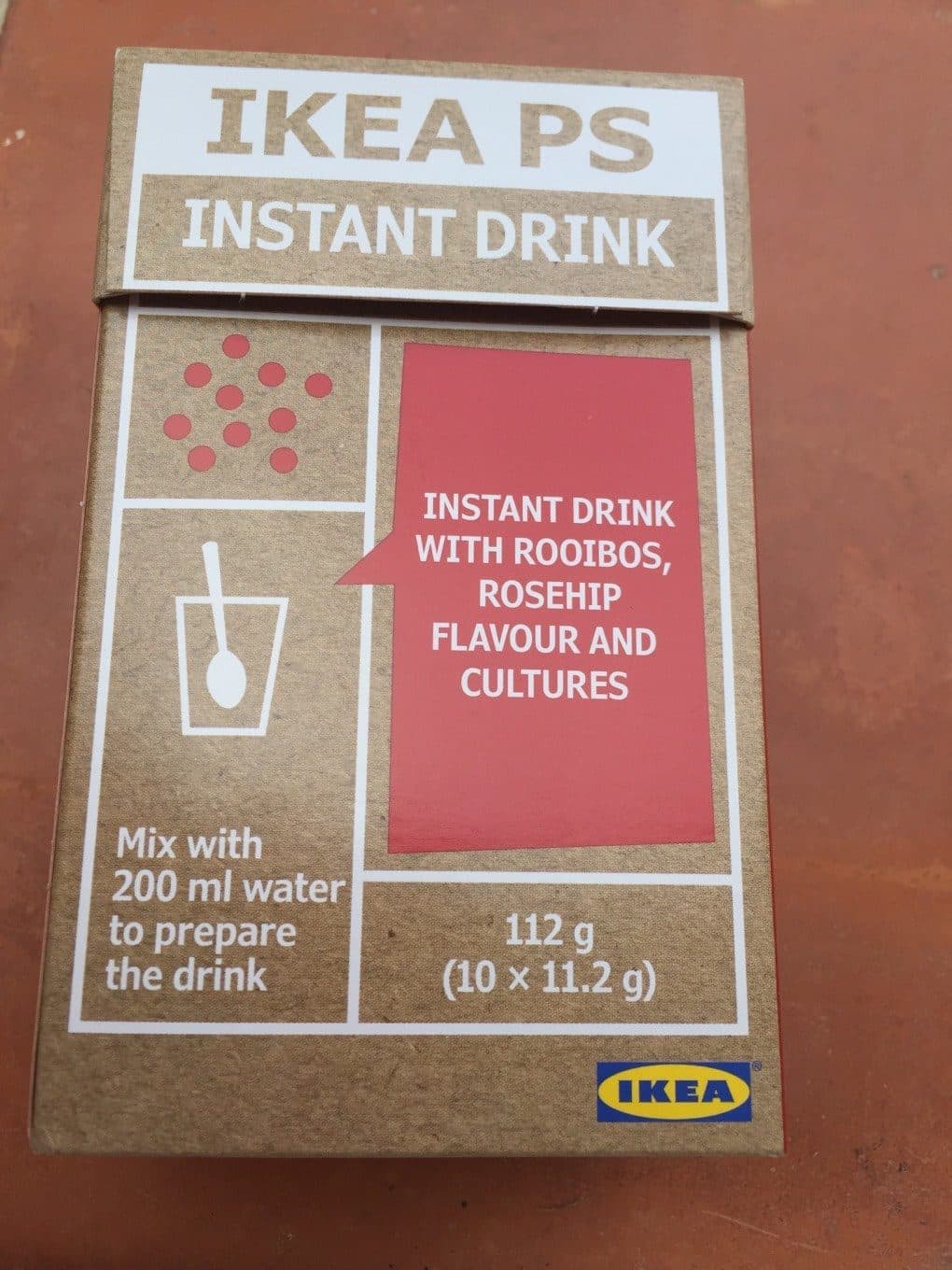 Ikea Instant drink packshot