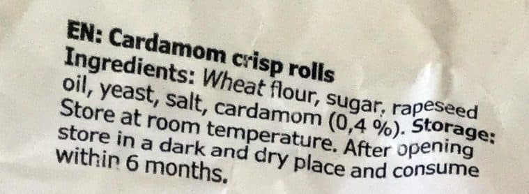 Ikea Petit pains grillés à la cardemome packshot