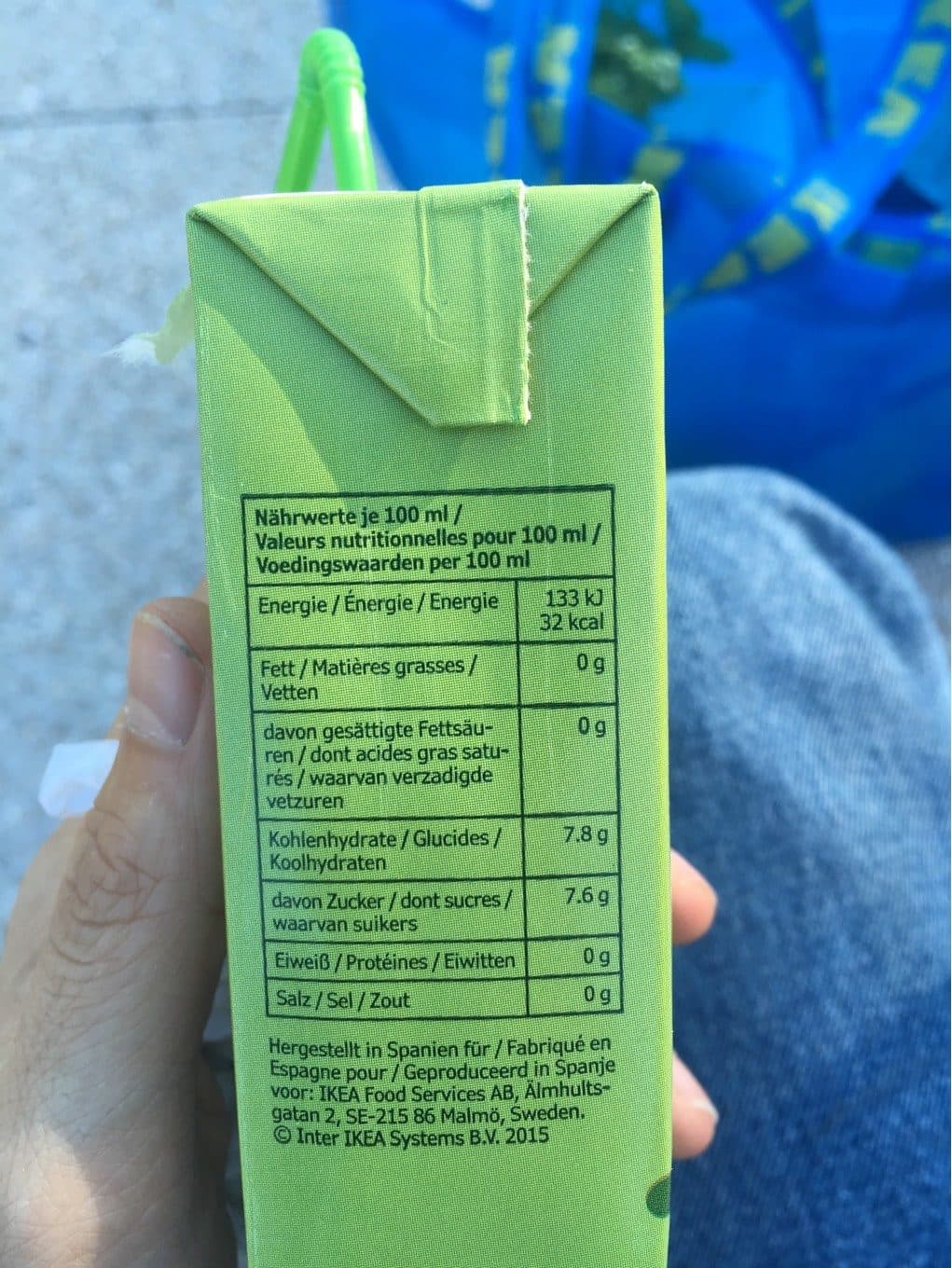 Ikea Dryck Päron packshot