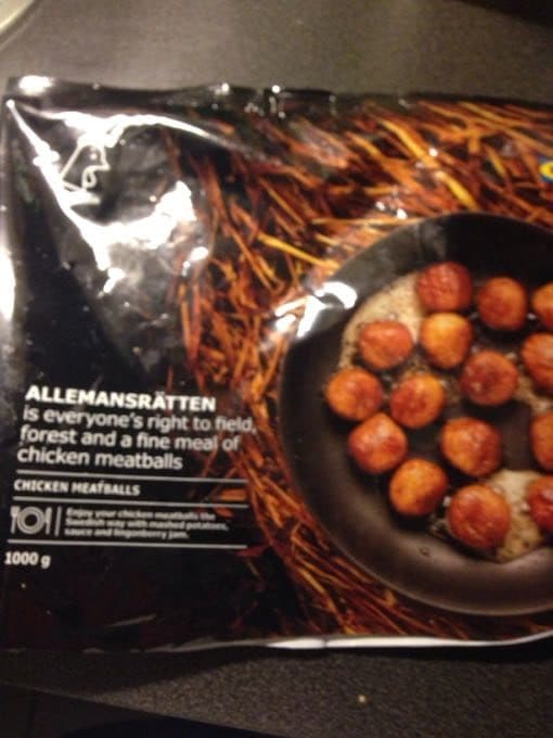 Ikea Boulettes De Viande packshot