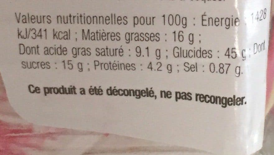 Leclerc Donuts fraise x4 decongele packshot