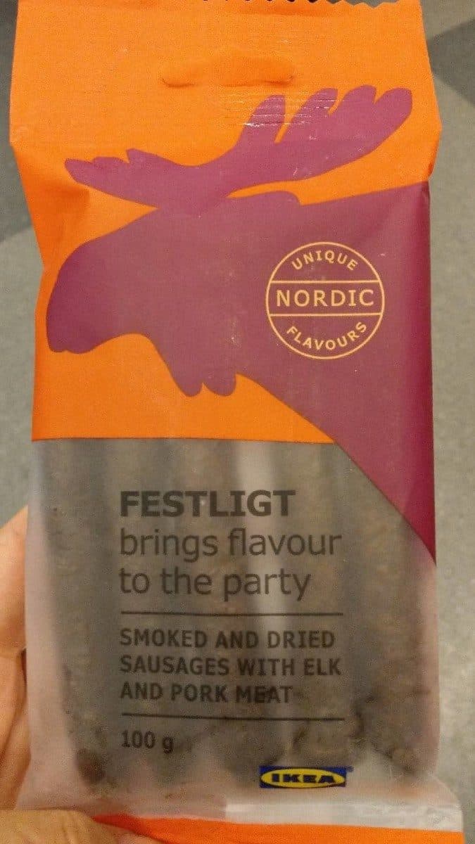 Open Food Facts Saucisses sèches fumées élan et porc packshot