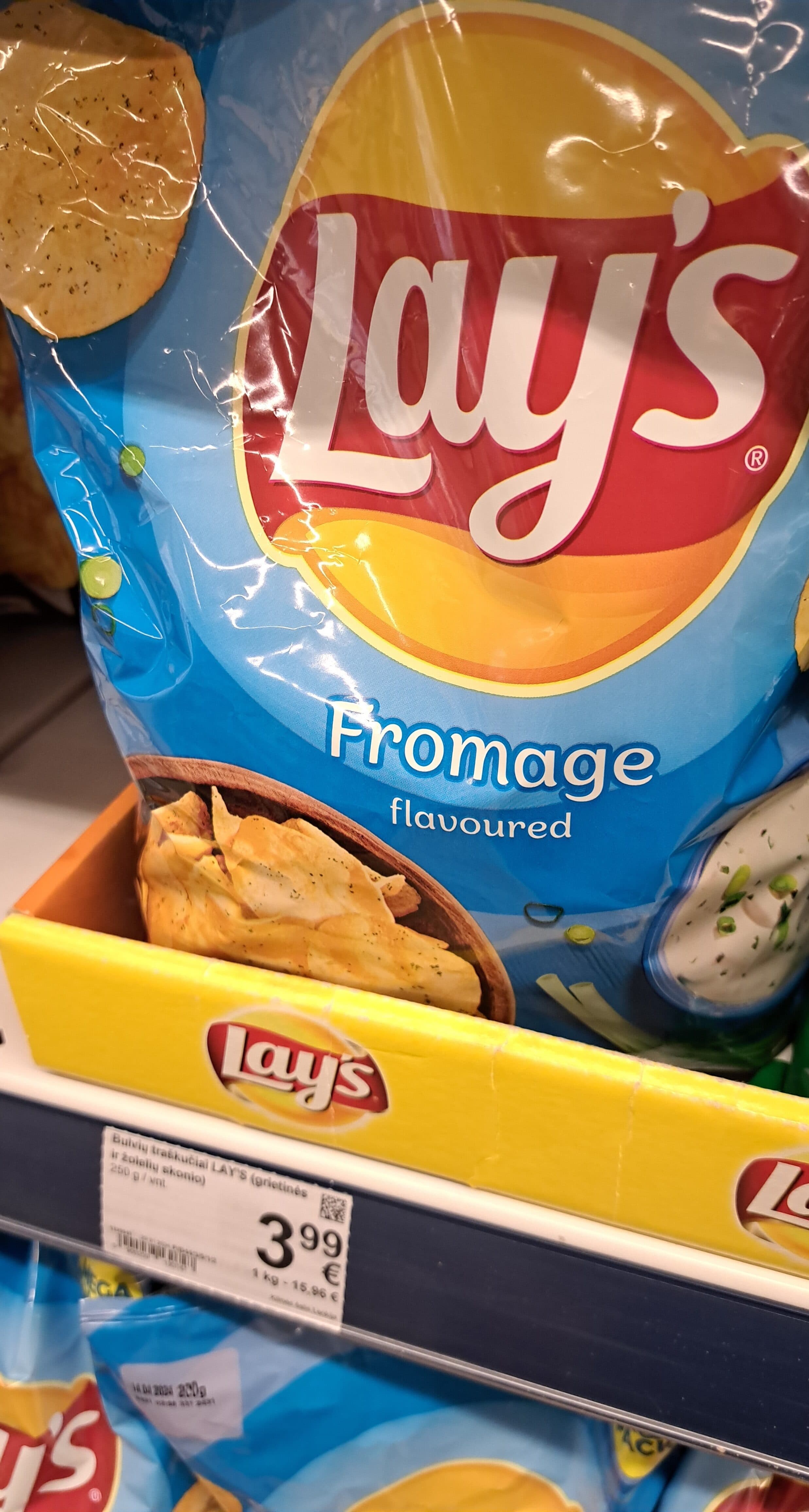 Lay's LAYS 250 GRETINĖS packshot