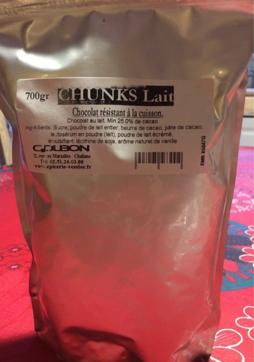 Open Food Facts Chunks lait packshot