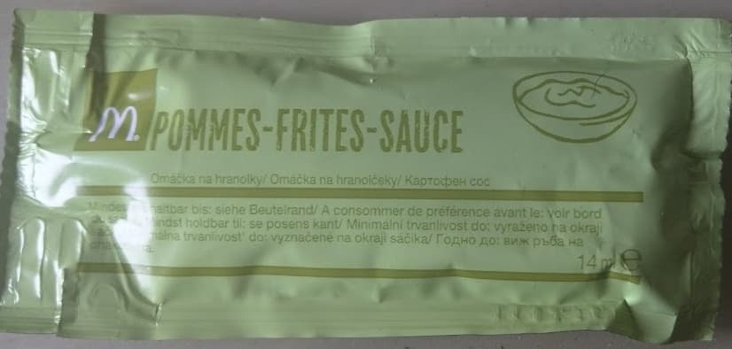 McDonald's Pommes Frites Sauce packshot