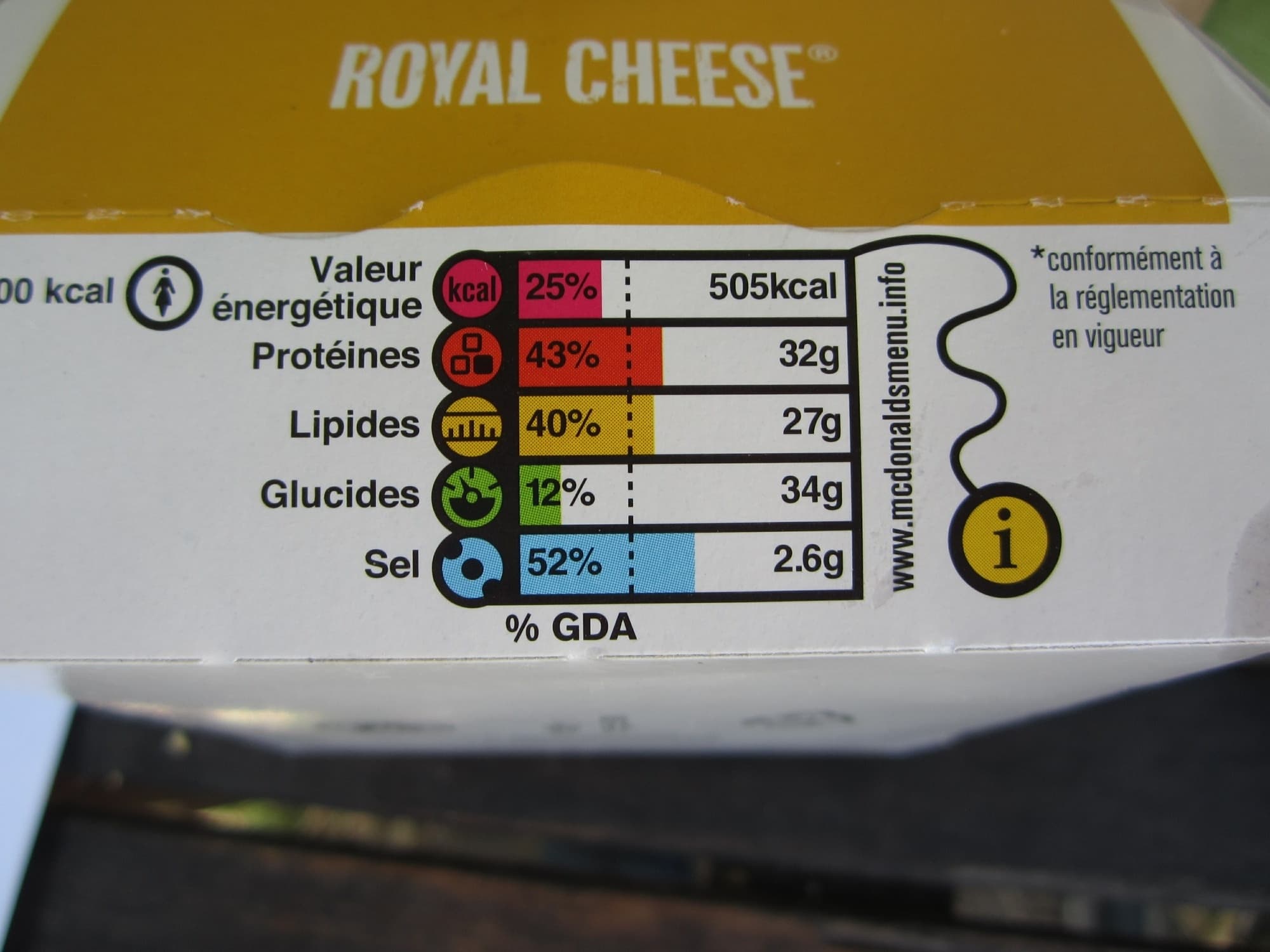 McDonald's Royal Cheese™ packshot
