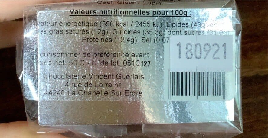 Open Food Facts Rocher praliné lait packshot